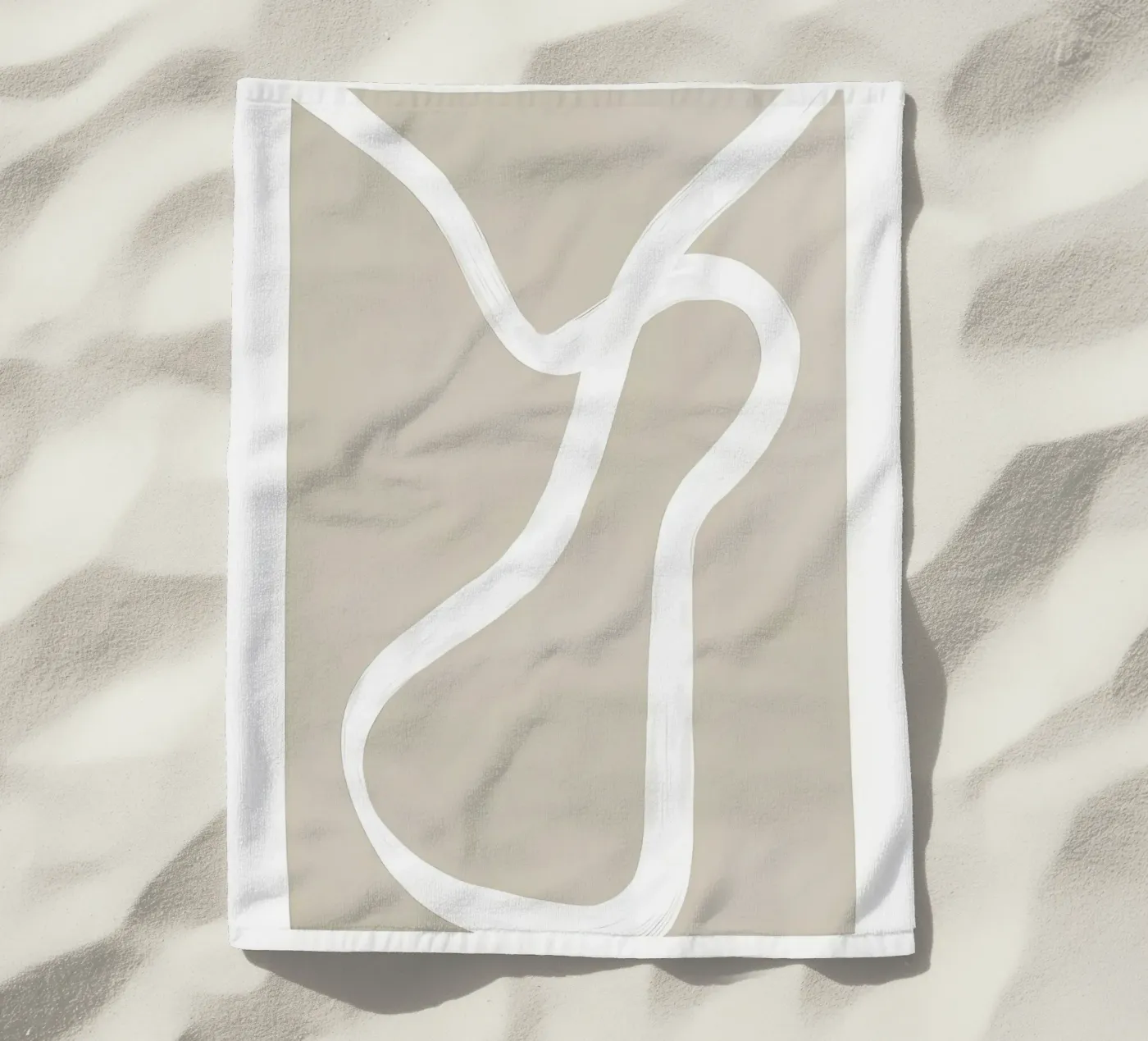 Beige telo mare da mitaco