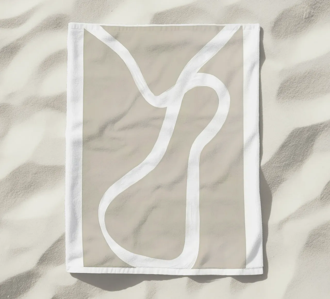 Beige telo mare da mitaco