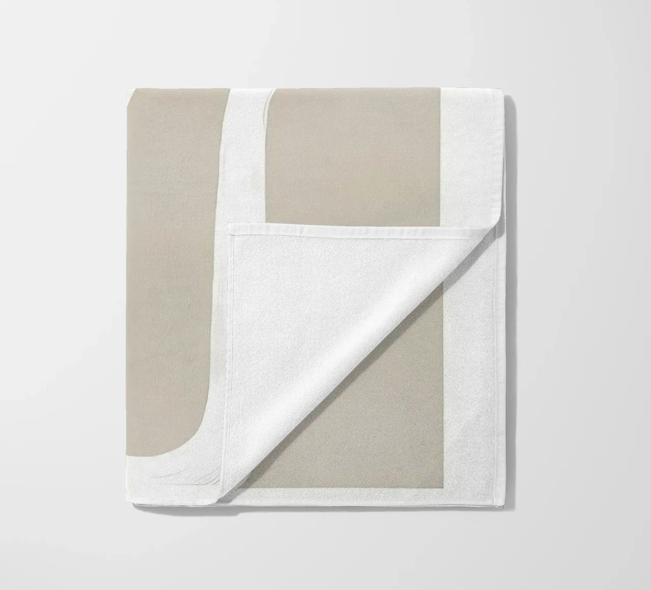 Beige beach towel by mitaco