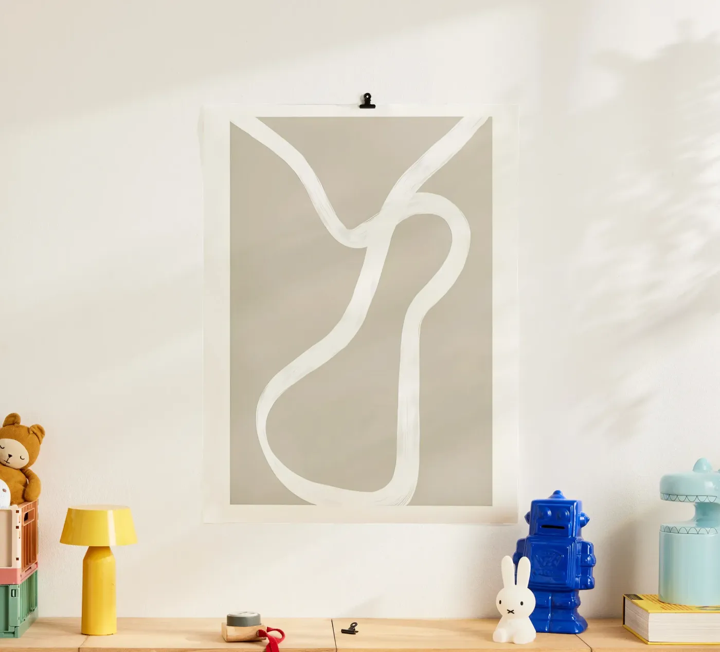 Beige poster da mitaco