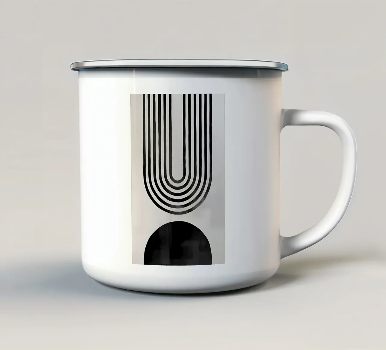 Archi di Berlino n. 2 tazza in smalto da mitaco