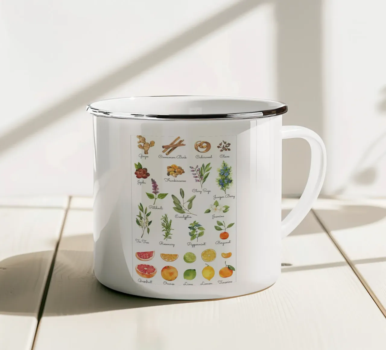 Erbe tazza in smalto da Manhmai