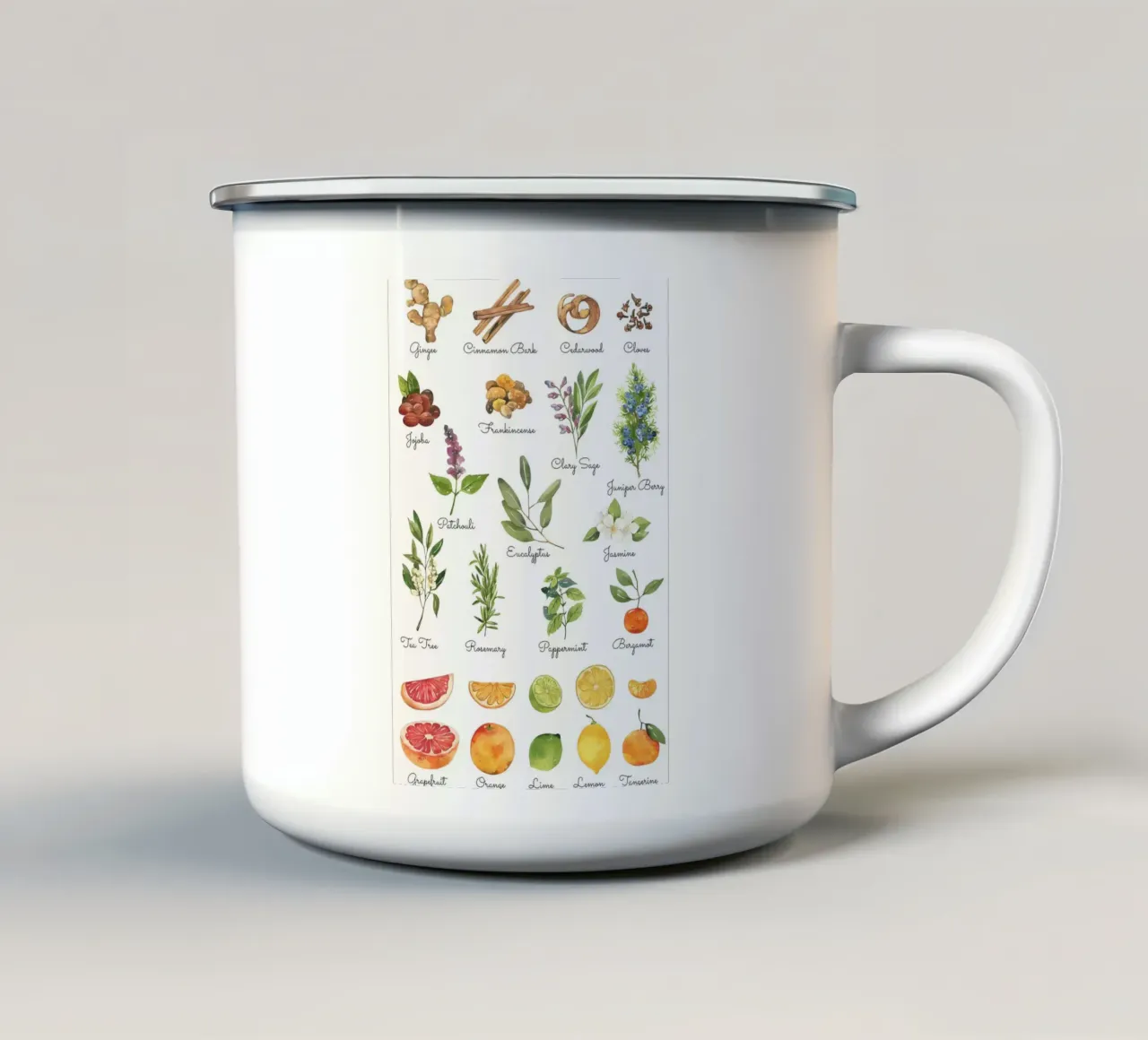 Erbe tazza in smalto da Manhmai