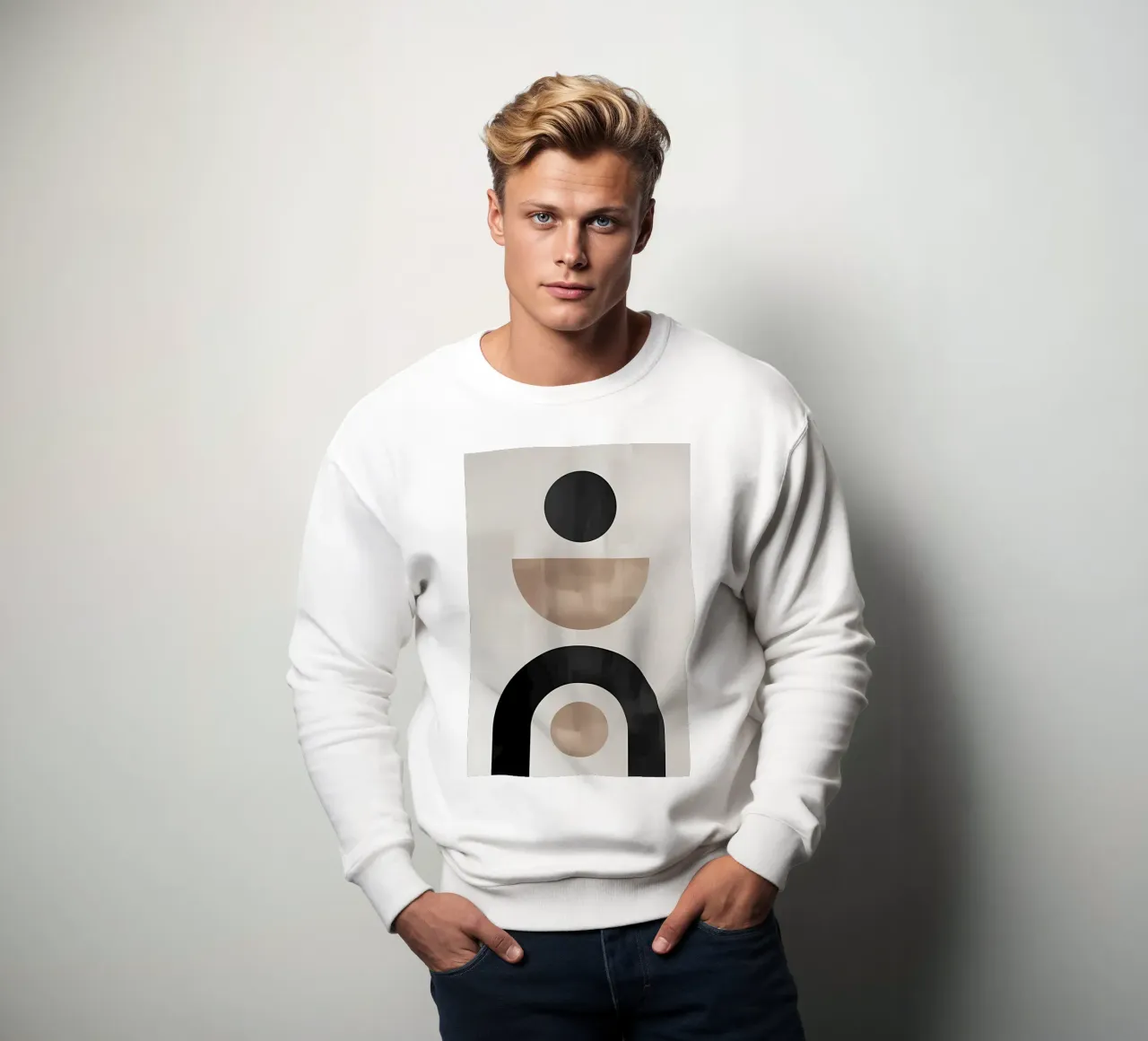 Berlin Shapes No1 sweatshirt by mitaco