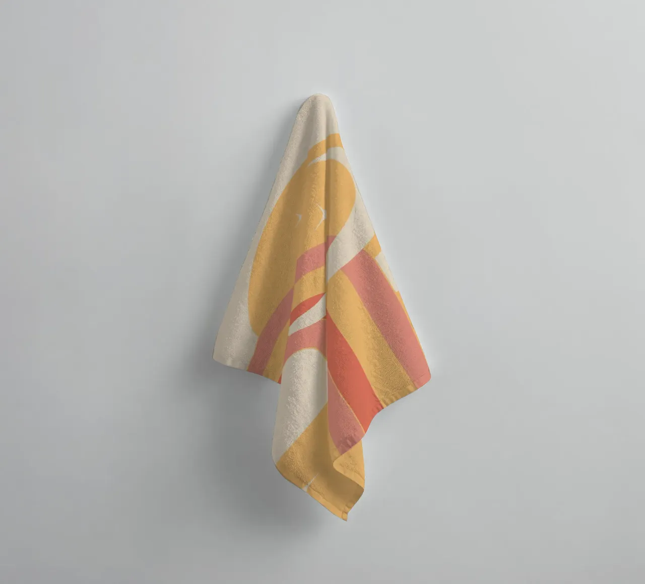 Geometric Abstraction Moon towel by Gaite