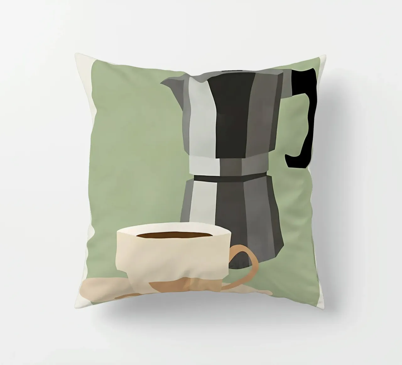 L'ora del caffè cuscino da mitaco