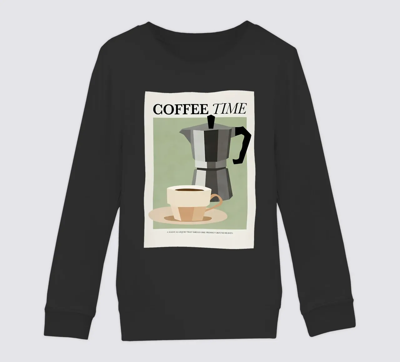 L'ora del caffè felpa bambino da mitaco