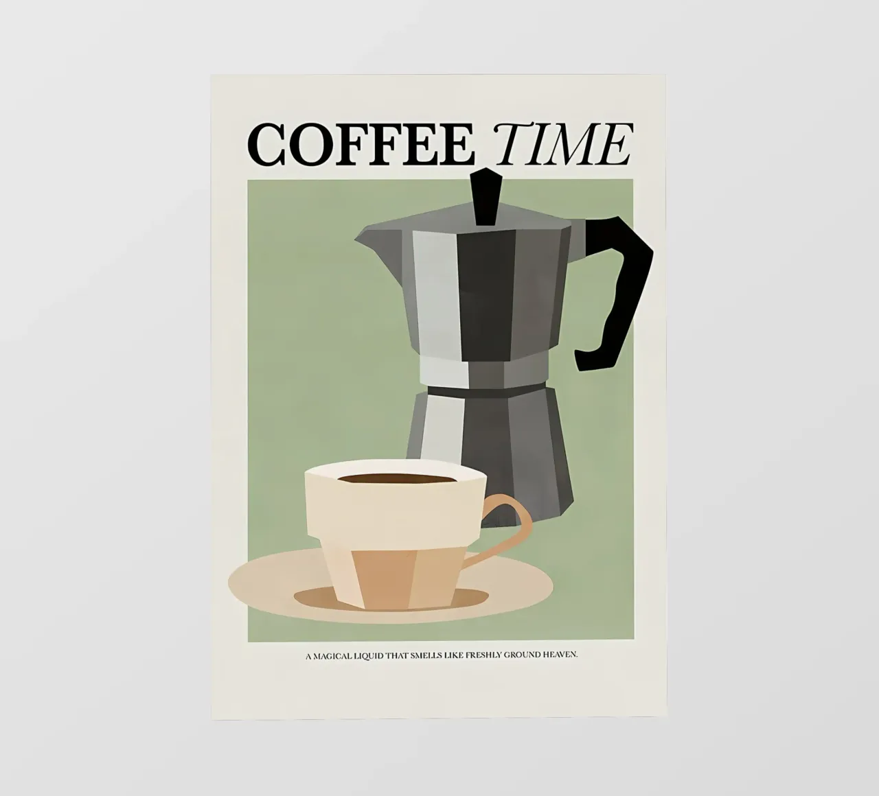 L'ora del caffè telo in pvc da mitaco