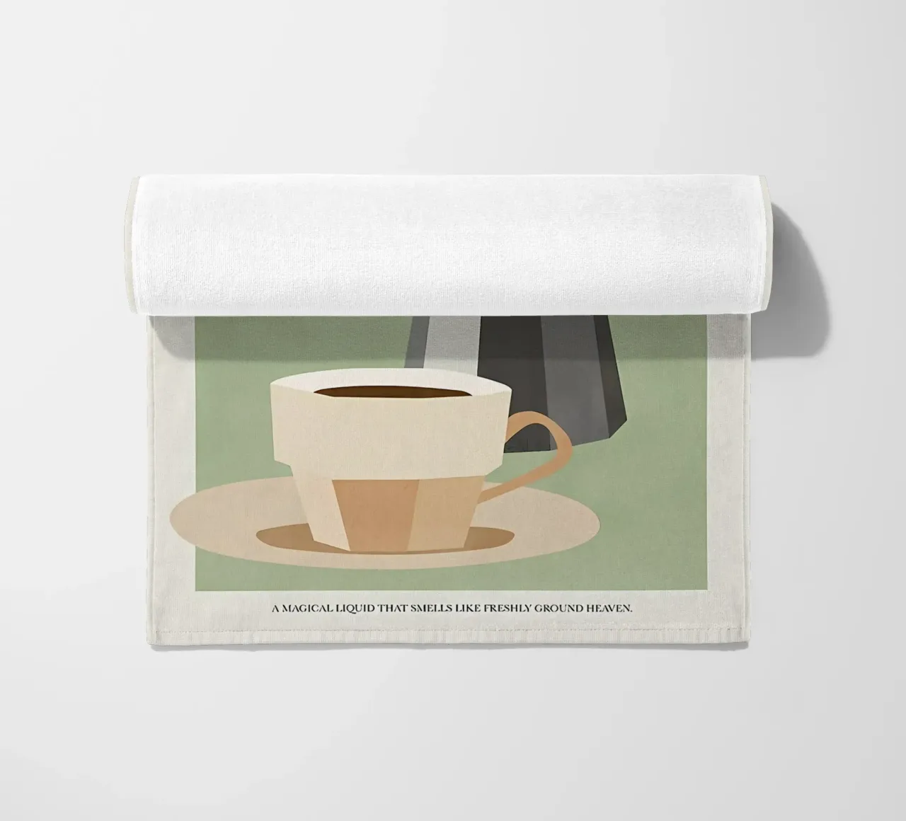 L'ora del caffè telo mare da mitaco