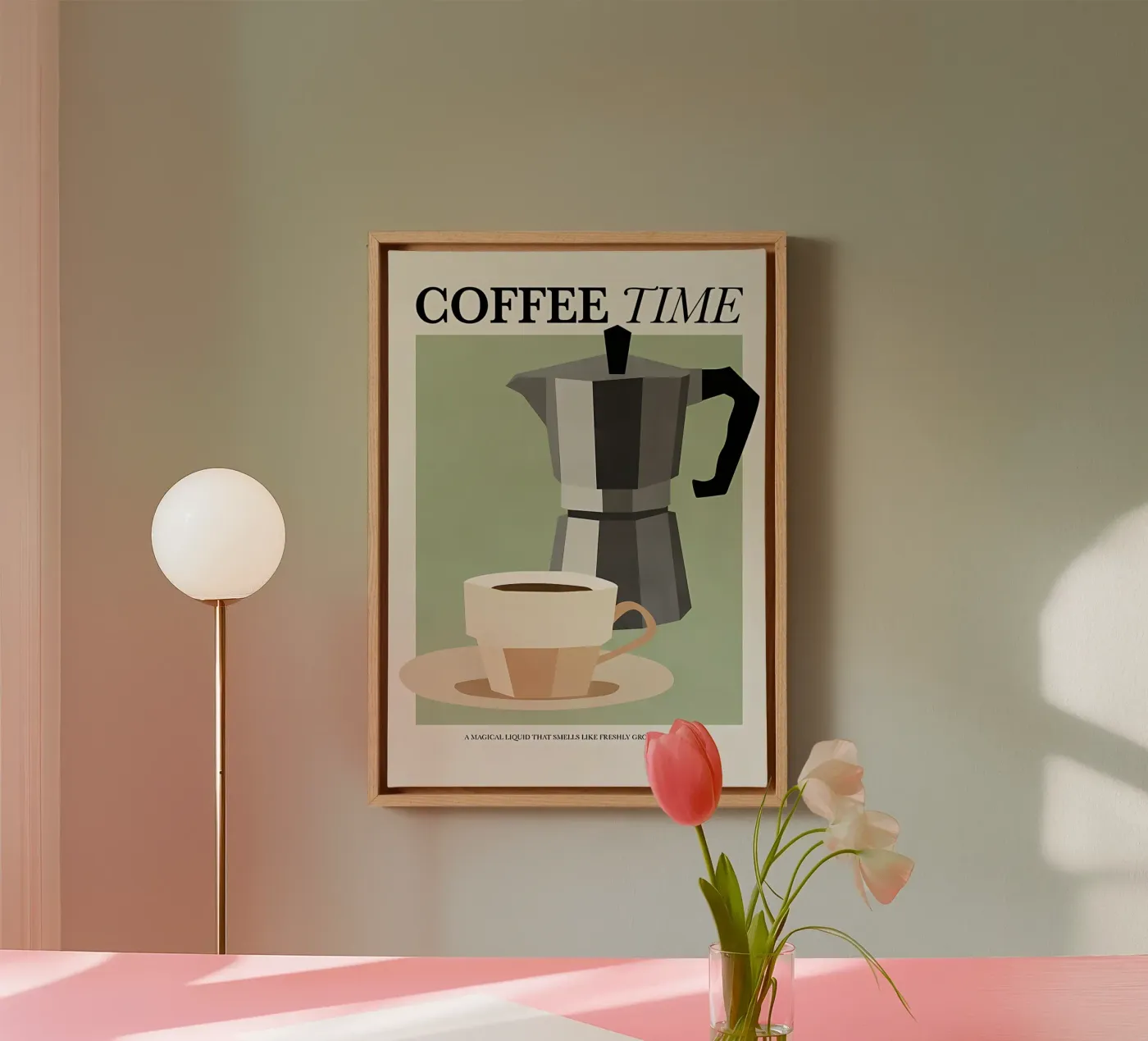 L'ora del caffè tela da mitaco