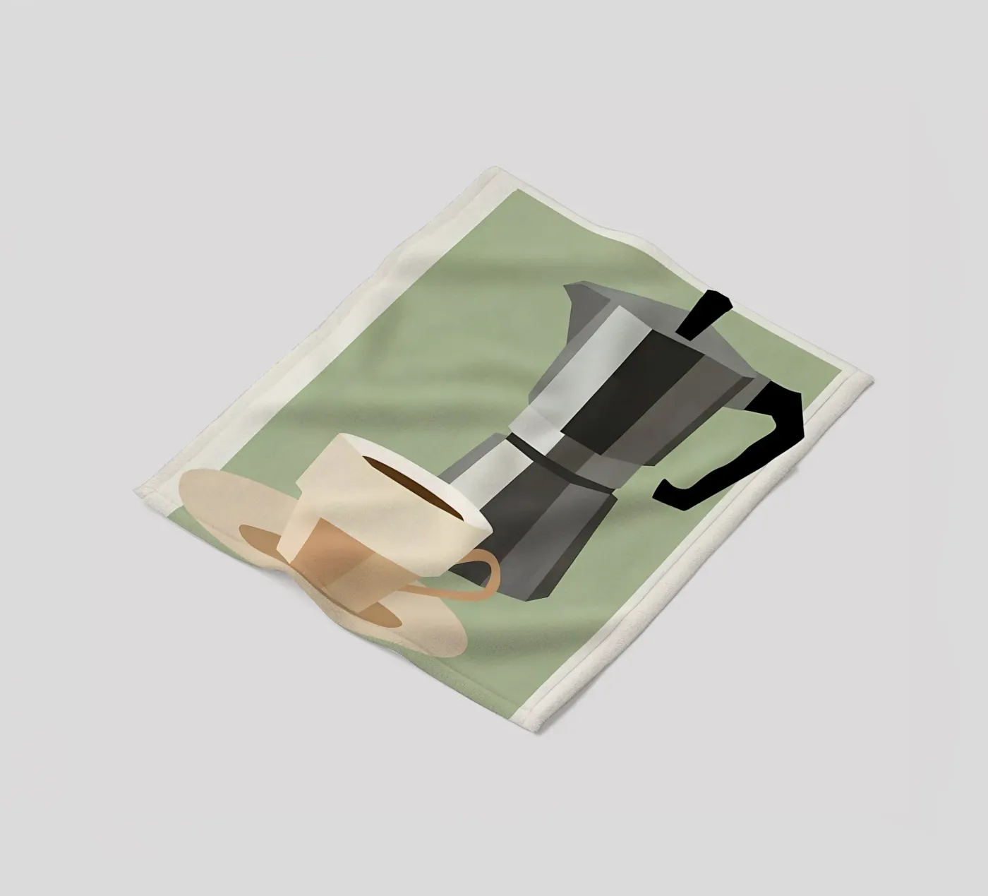 Koffietijd fleecedeken van mitaco