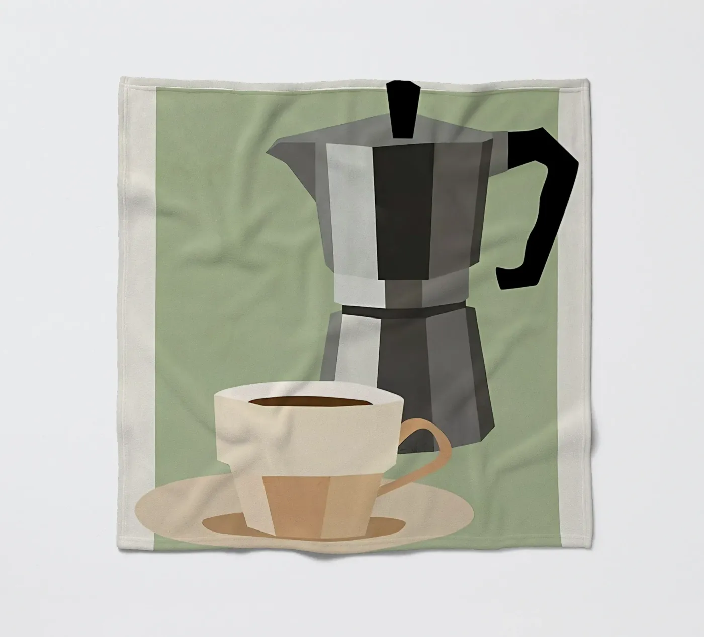 Kaffeezeit Fleecedecke von mitaco