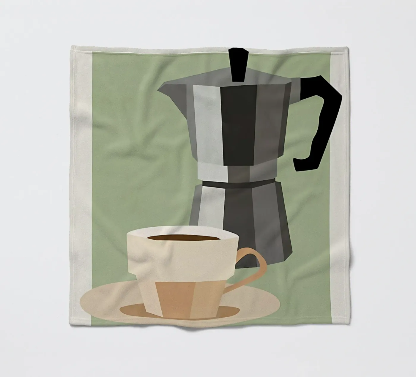 Koffietijd fleecedeken van mitaco