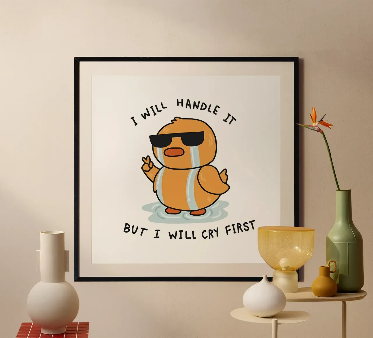 I will handle it but i will cry first hahnemühle by Manhmai