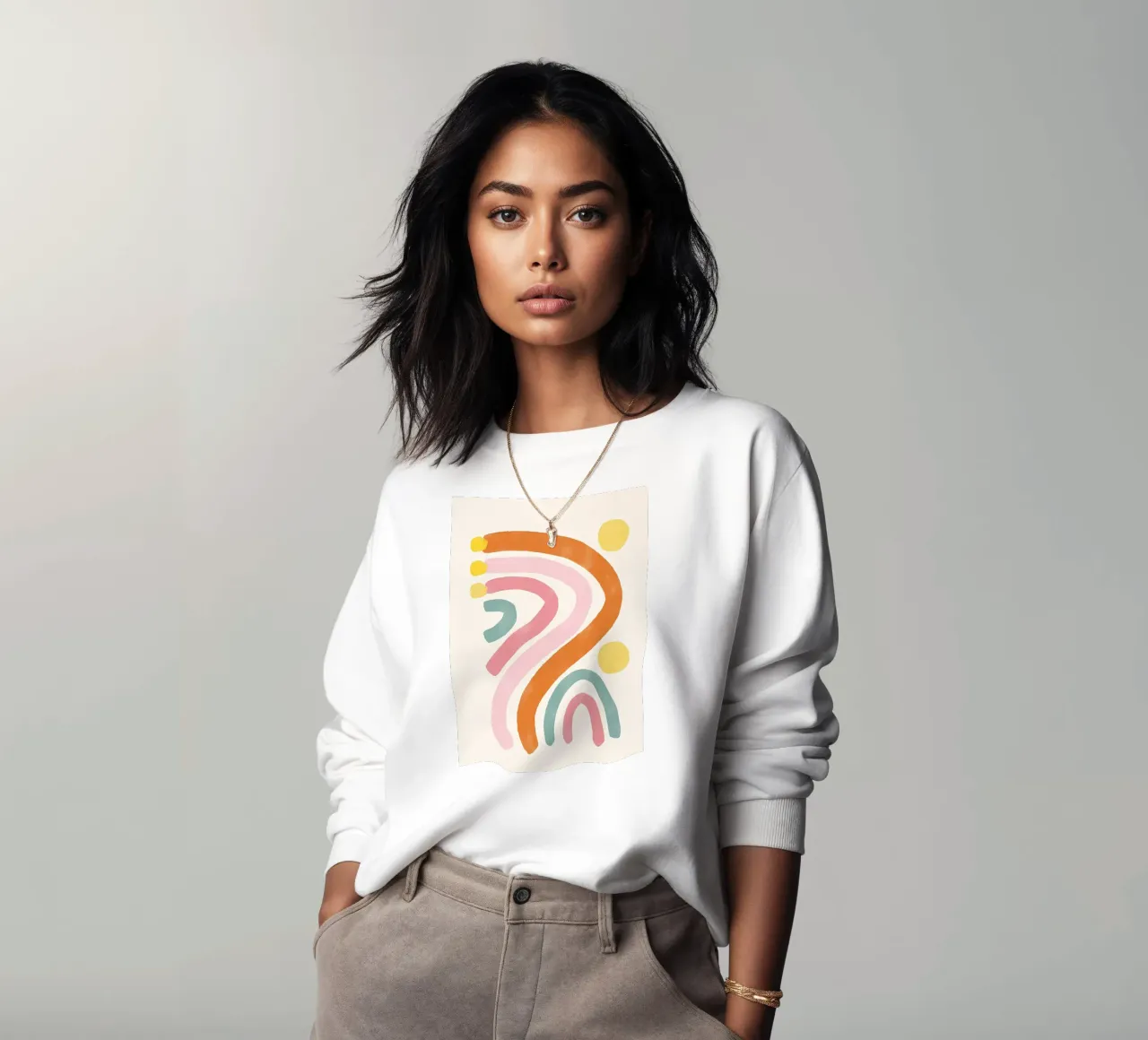 Colour Splash Abstract sweatshirt by mitaco