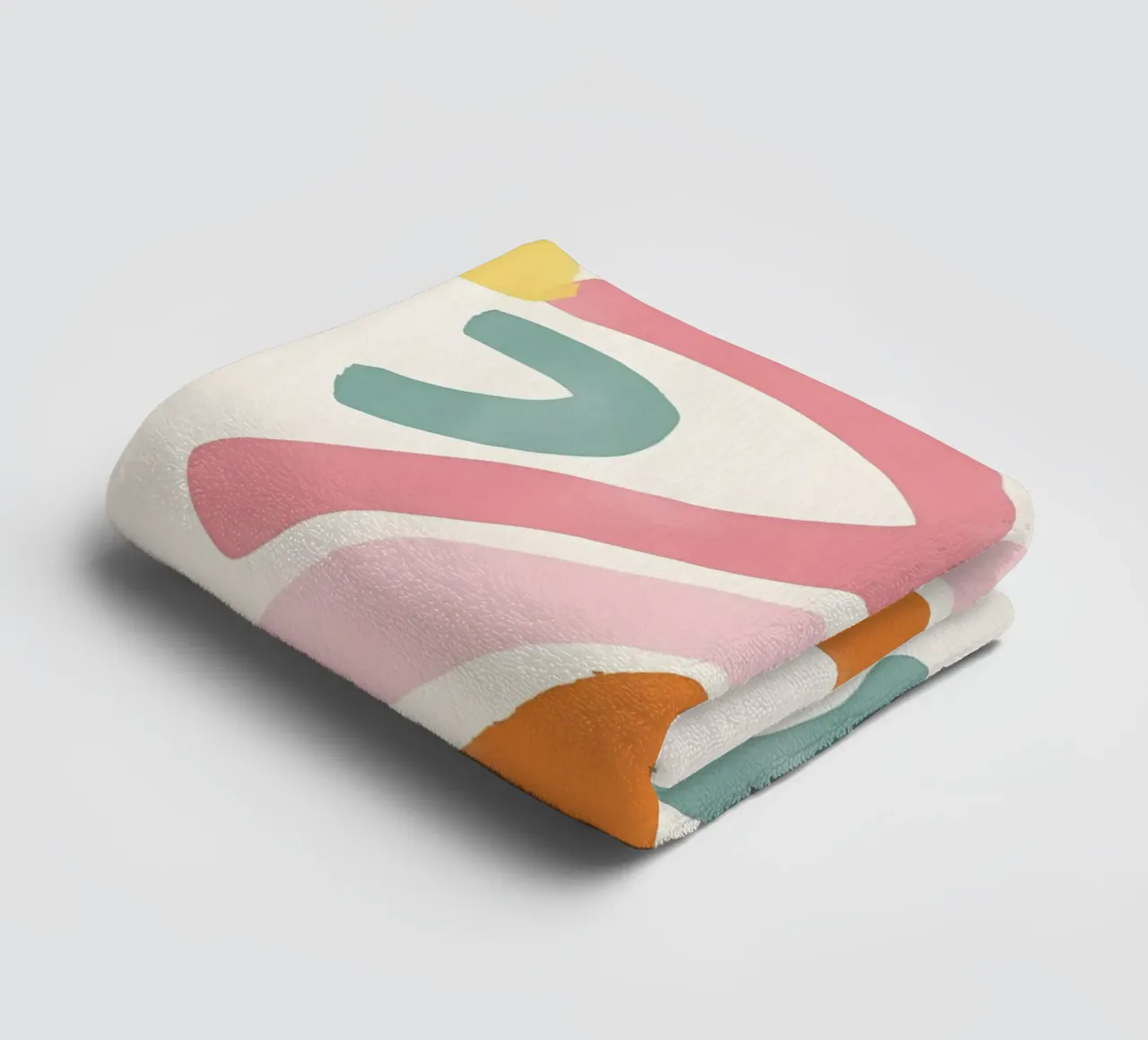 Colour Splash Abstract towel by mitaco