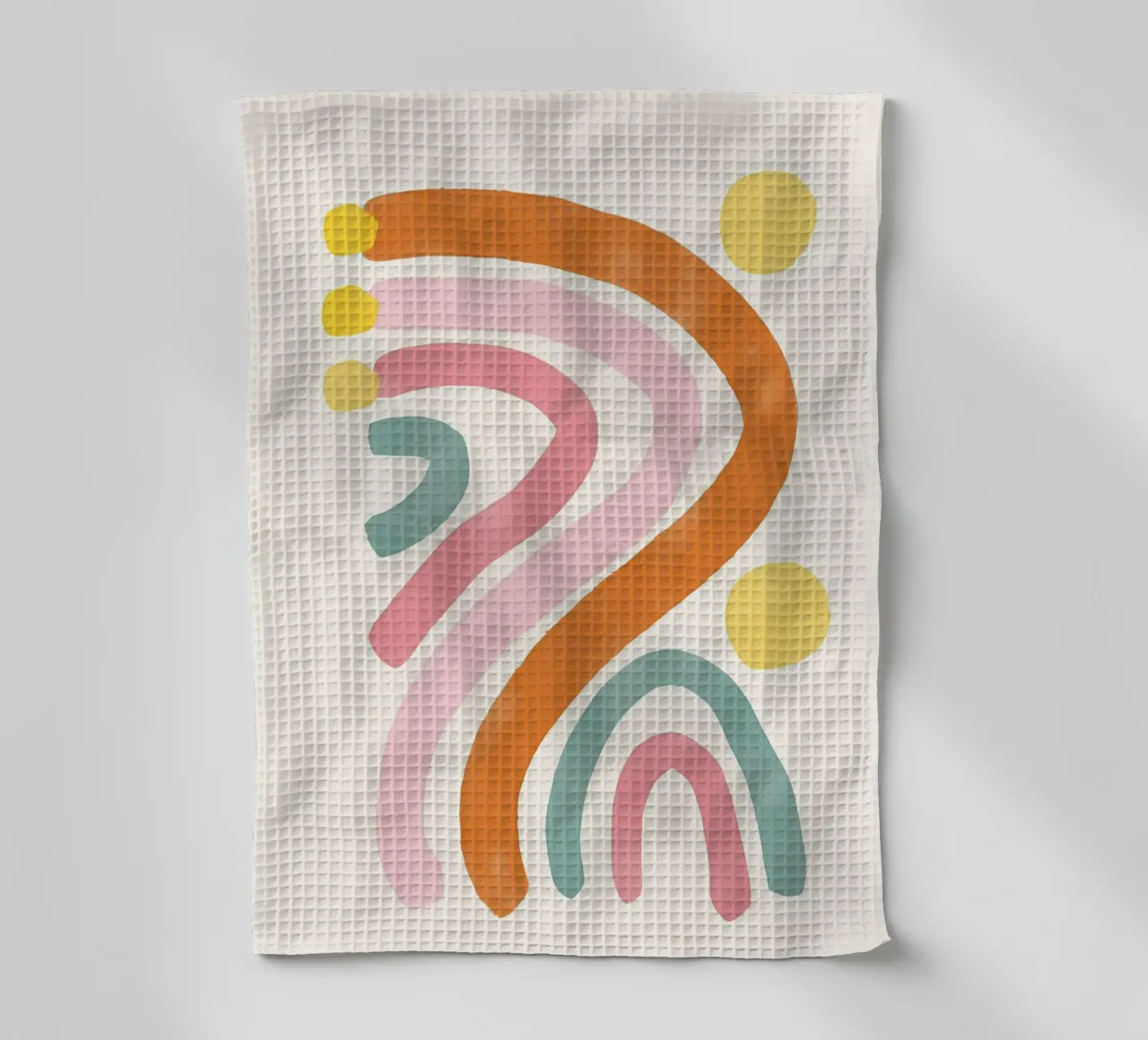 Spruzzi di colore astratti canovaccio da cucina da mitaco