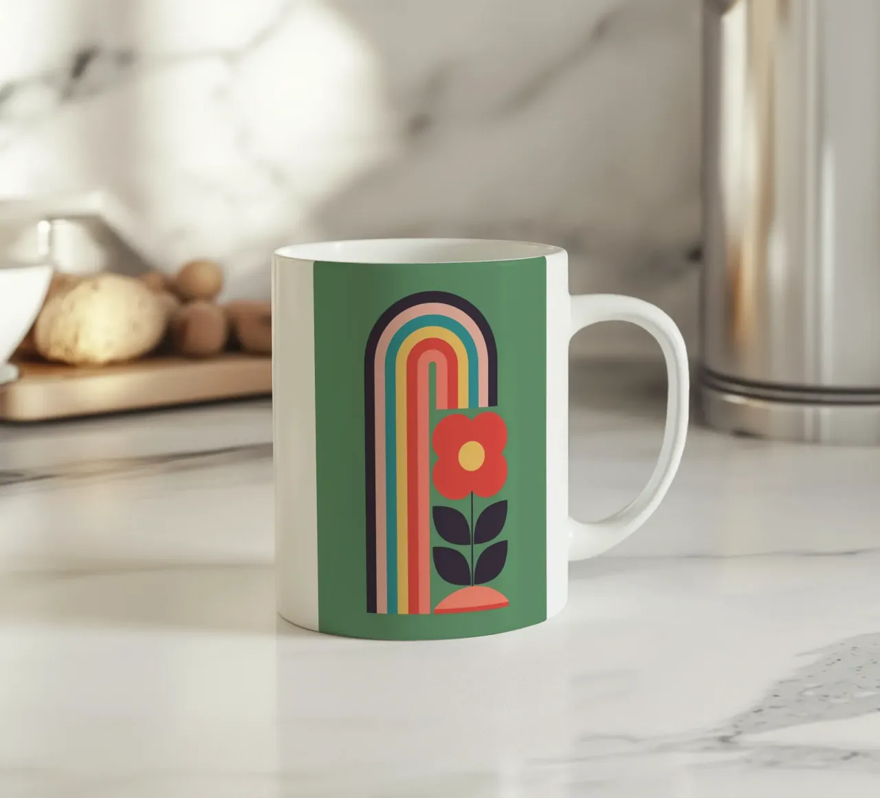 Arcobaleno 2 tazza in ceramica da Gaite