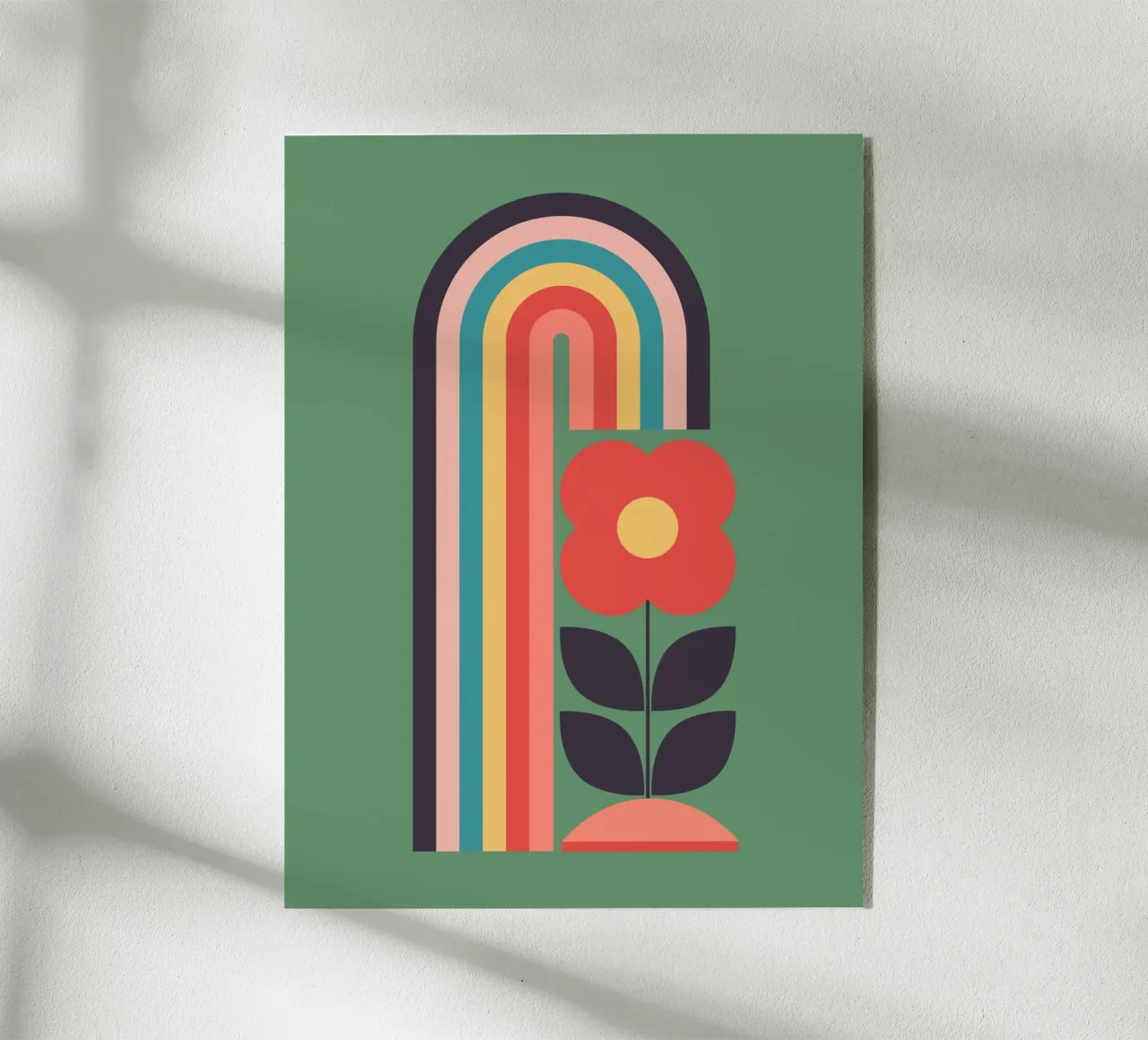 Rainbow 2 acryl van Gaite