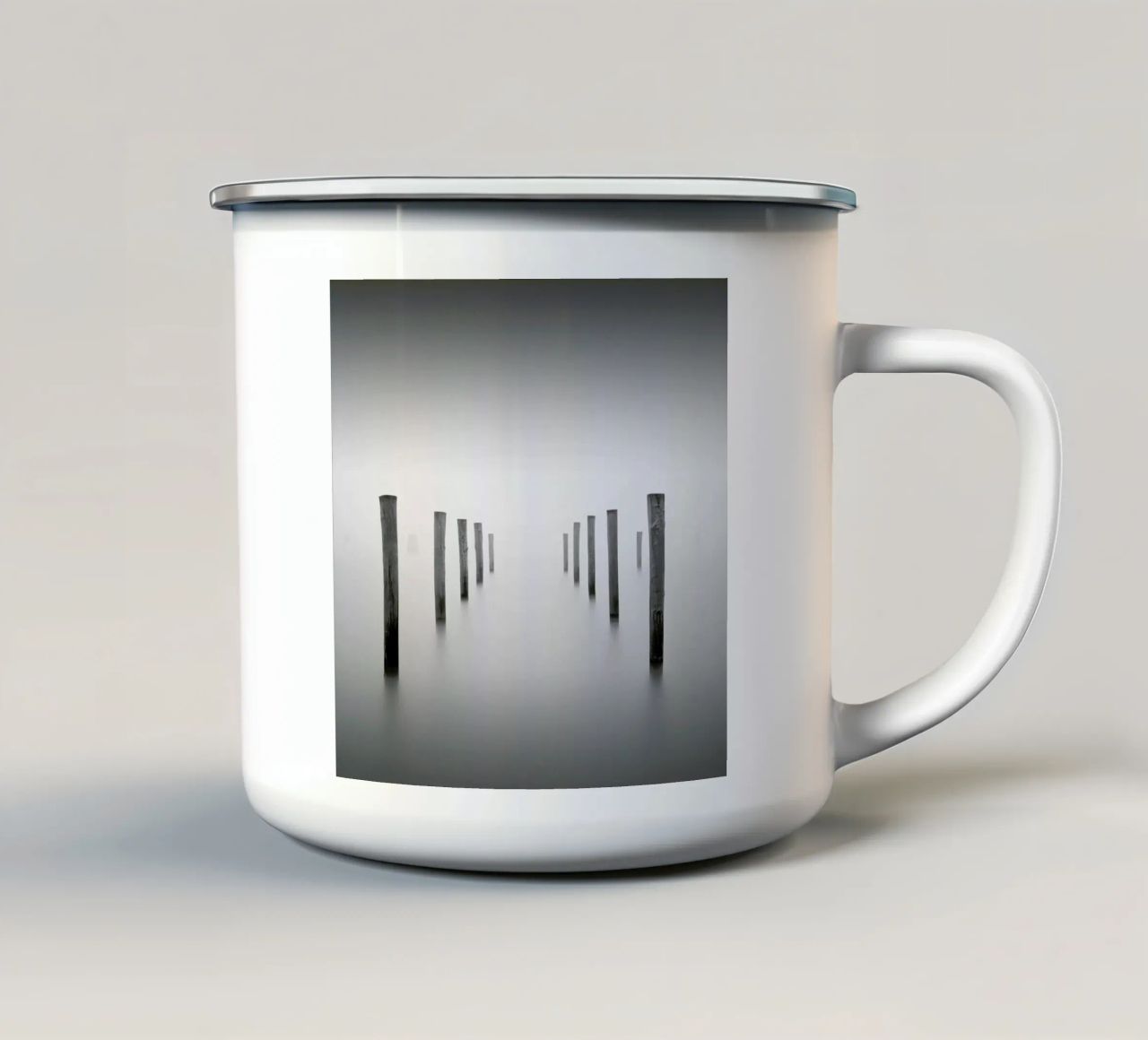 Into The Fog tazza in smalto da Michael J. Reibert