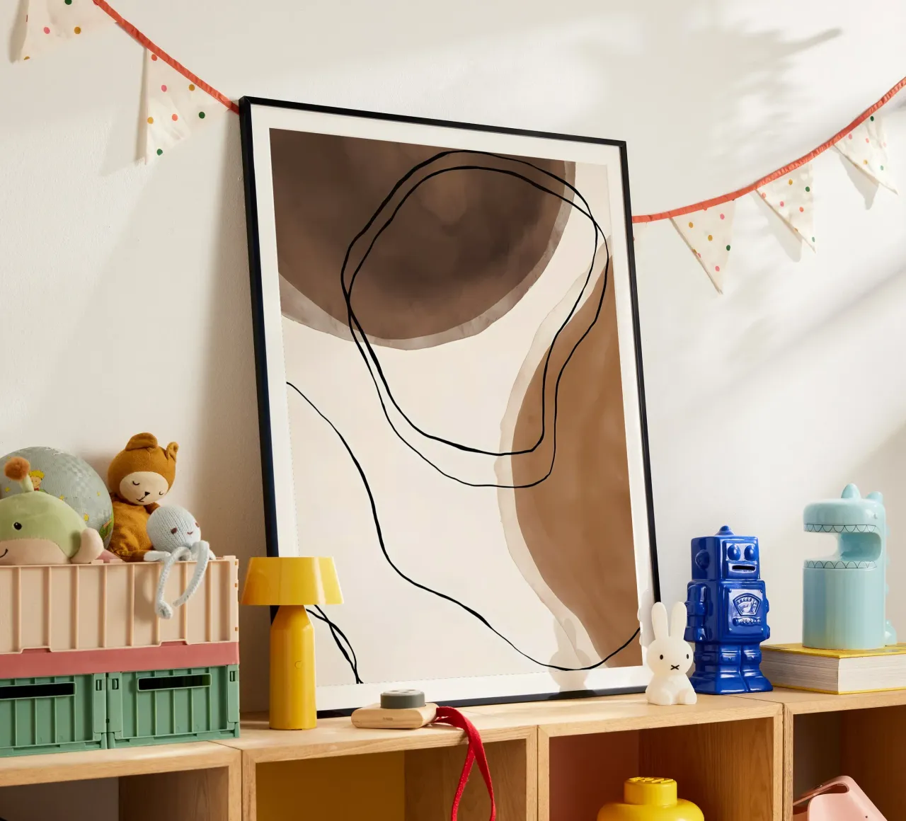 Arte del caffè n. 1 poster con telaio in plastica da Manhmai