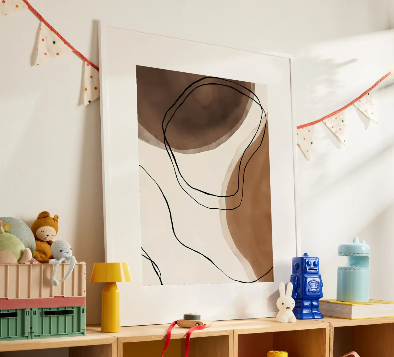 Arte del caffè n. 1 poster con telaio in plastica da Manhmai