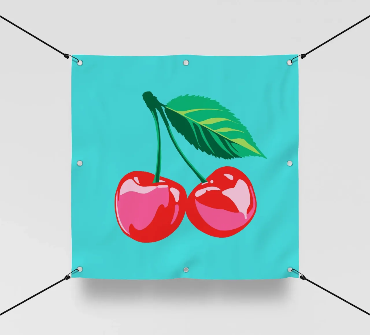 PopArt Cherry telo in pvc da @madebymrsblack