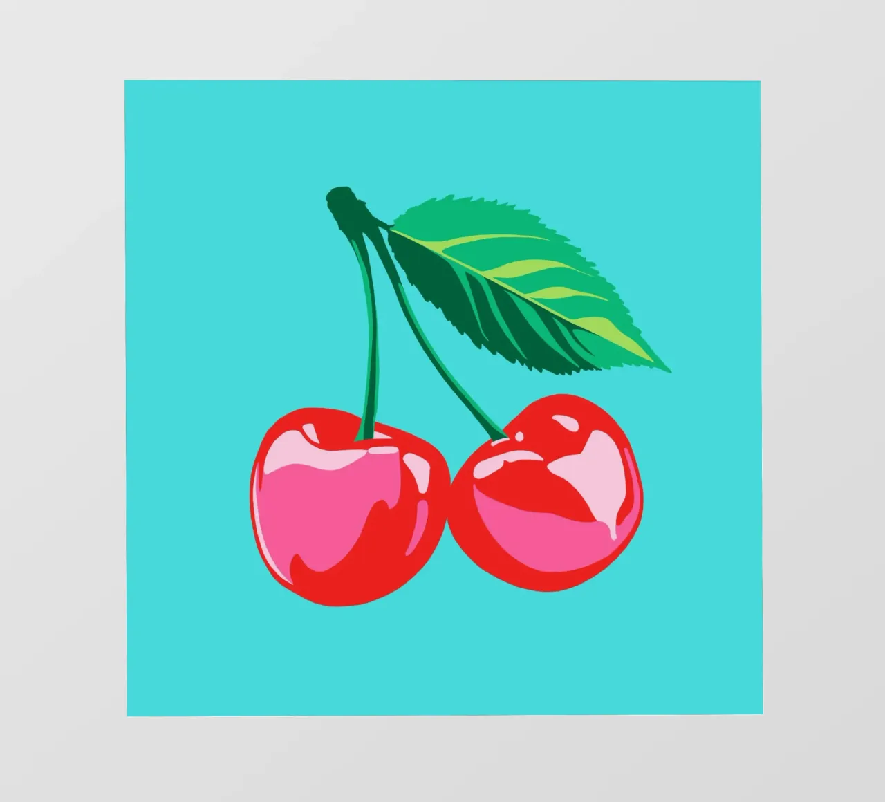 PopArt Cherry telo in pvc da @madebymrsblack