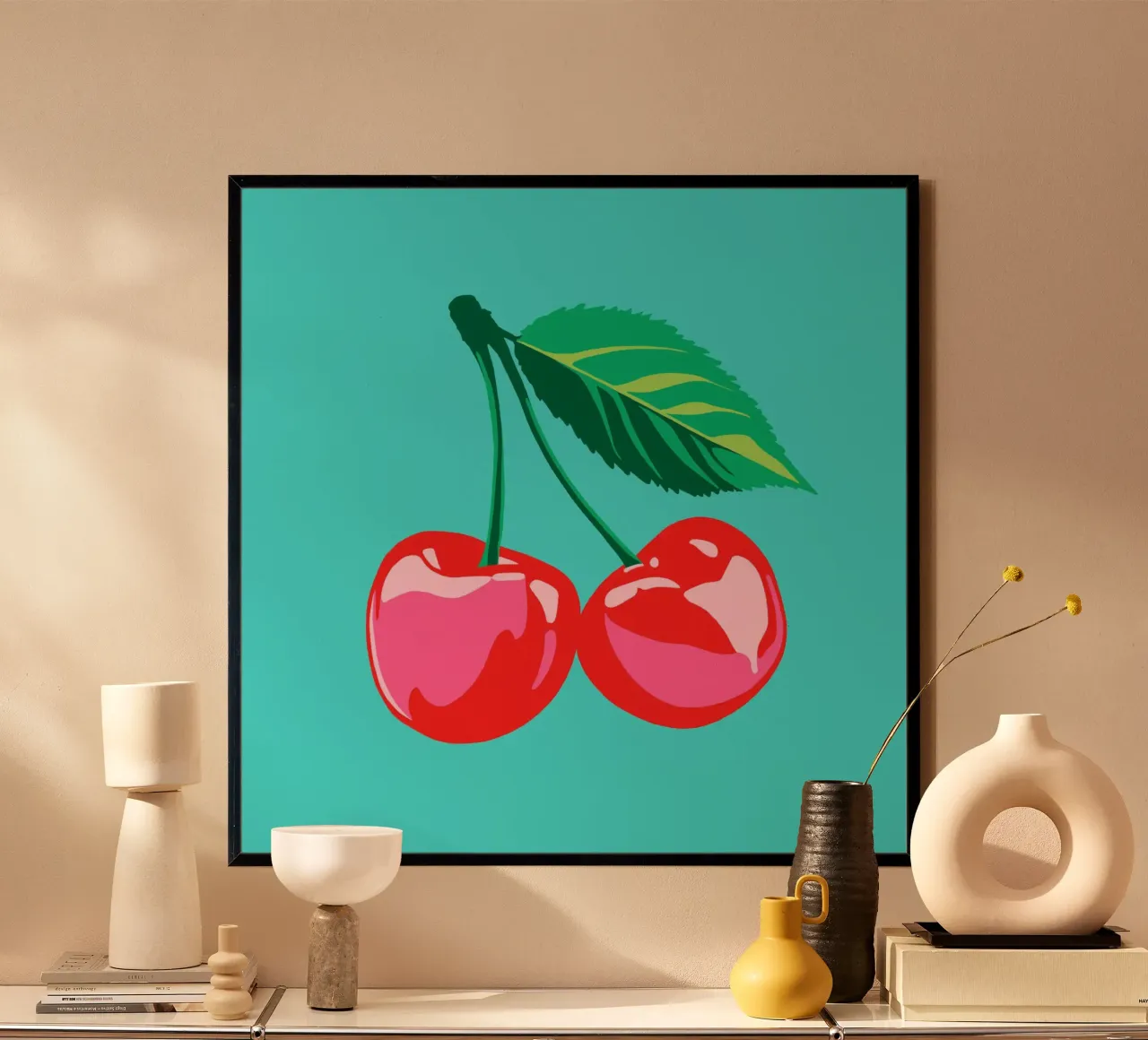 PopArt Cherry carta hahnemühle da @madebymrsblack