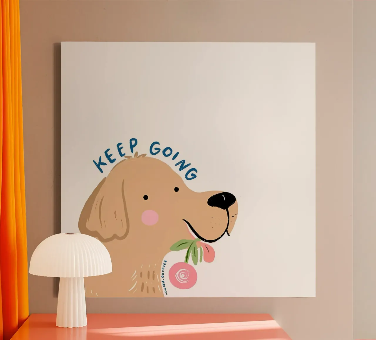 keep going canvas by Manhmai