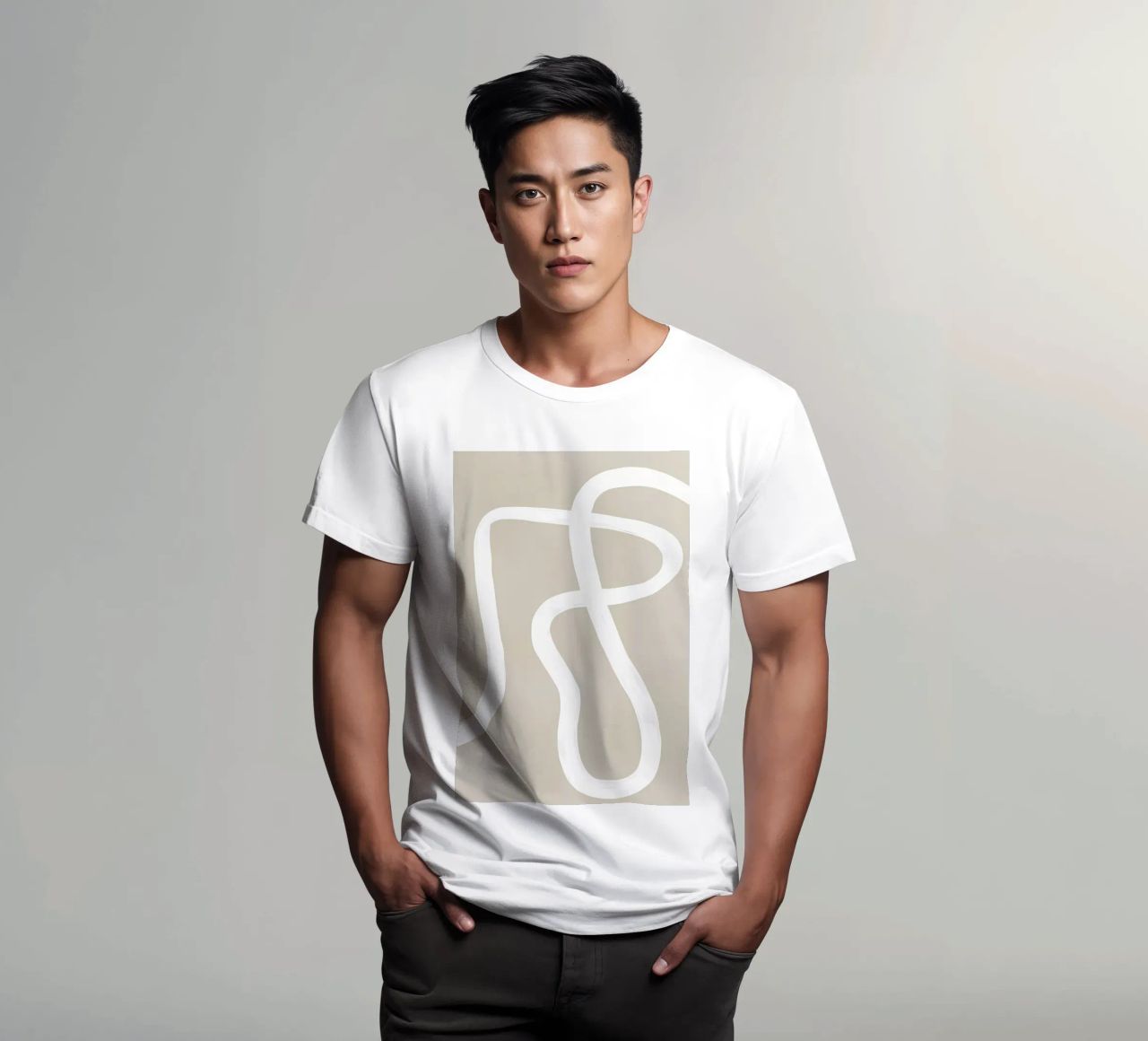Curve t-shirt da Manhmai