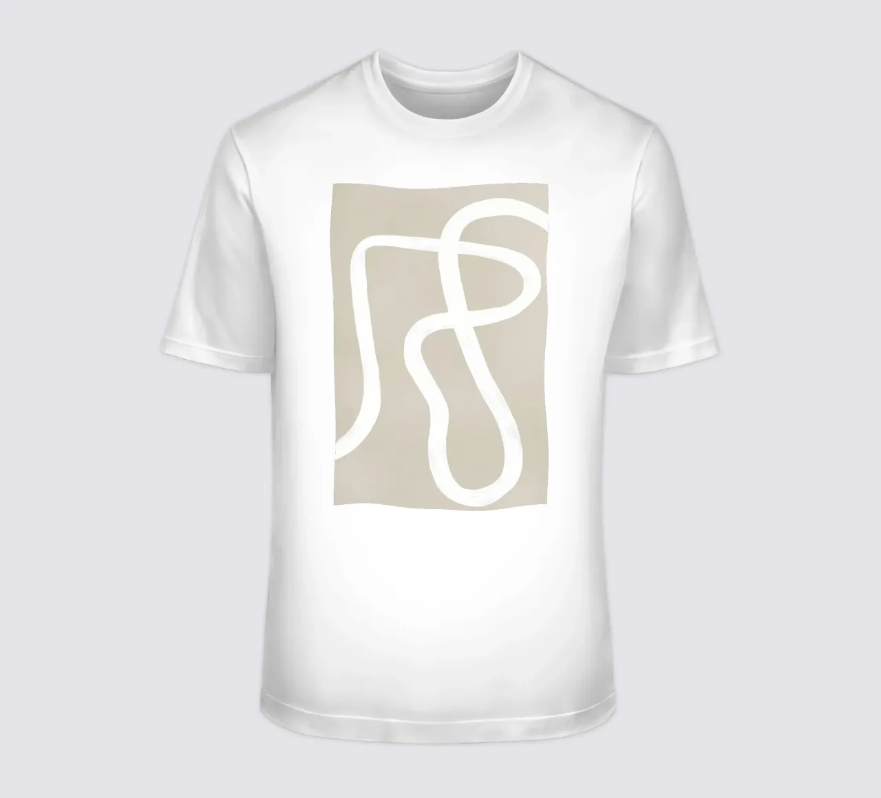 Kurven T-Shirt von Manhmai