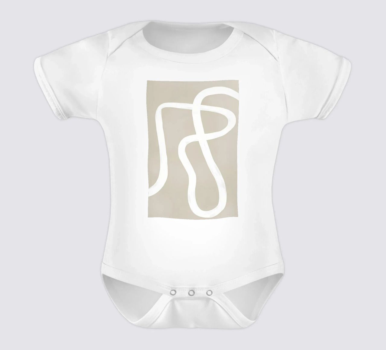 Curve body neonato maniche corte da Manhmai