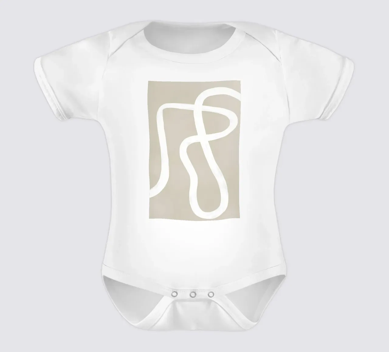 Curve body neonato maniche corte da Manhmai