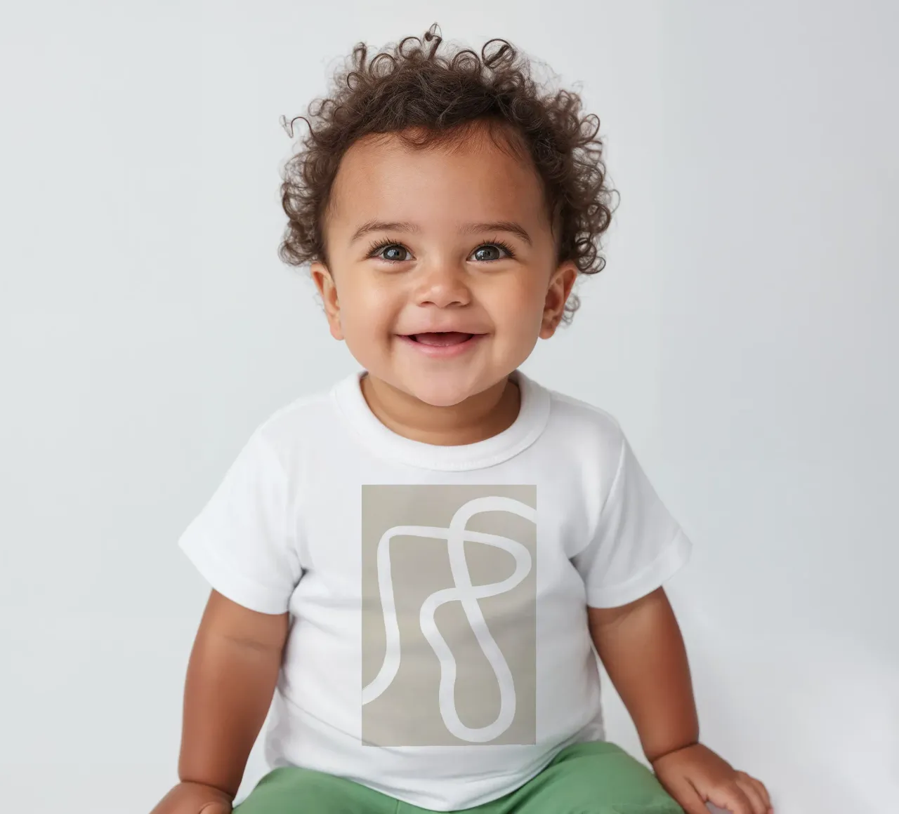 Curves baby t-shirt by Manhmai