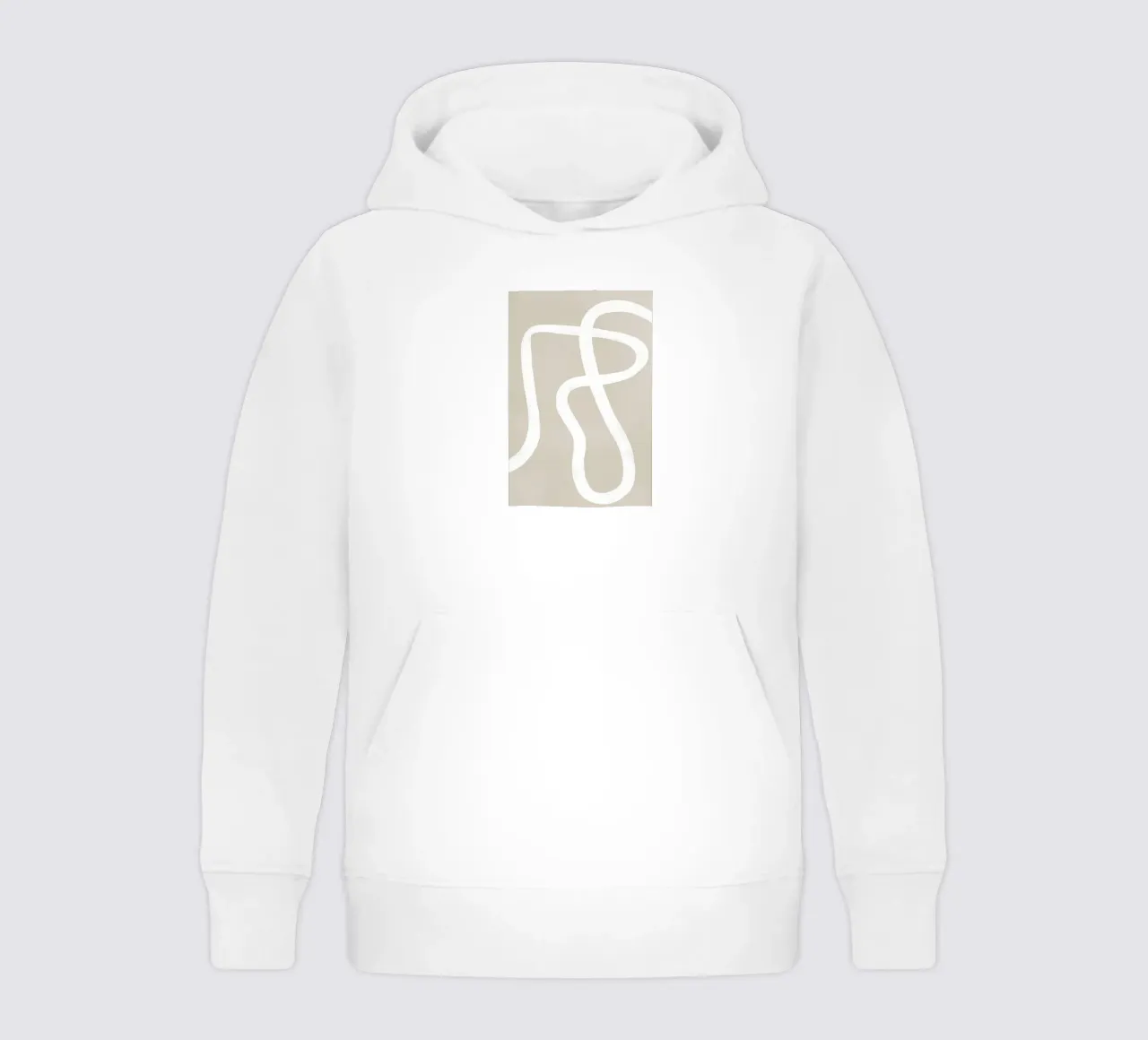 Curve felpa bambino con cappuccio da Manhmai