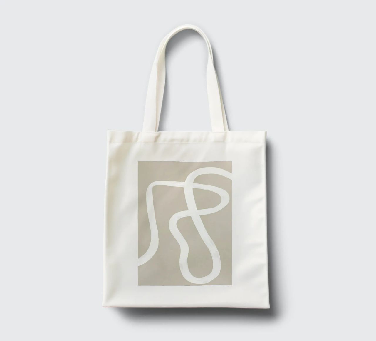 Curve borsa in juta da Manhmai