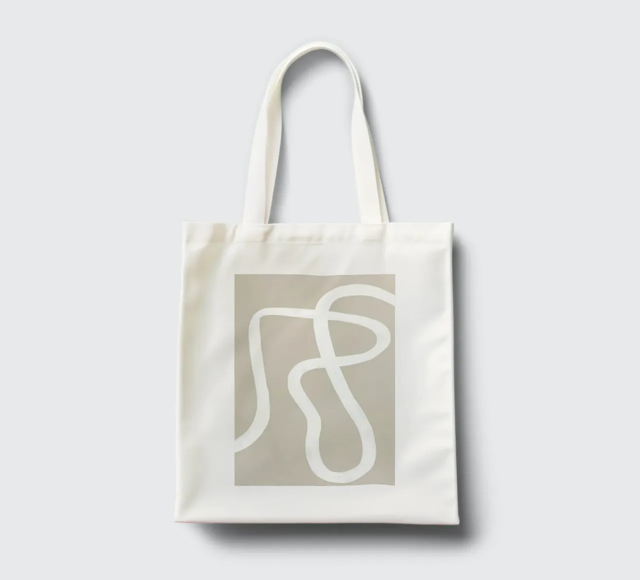 Curve borsa in juta da Manhmai