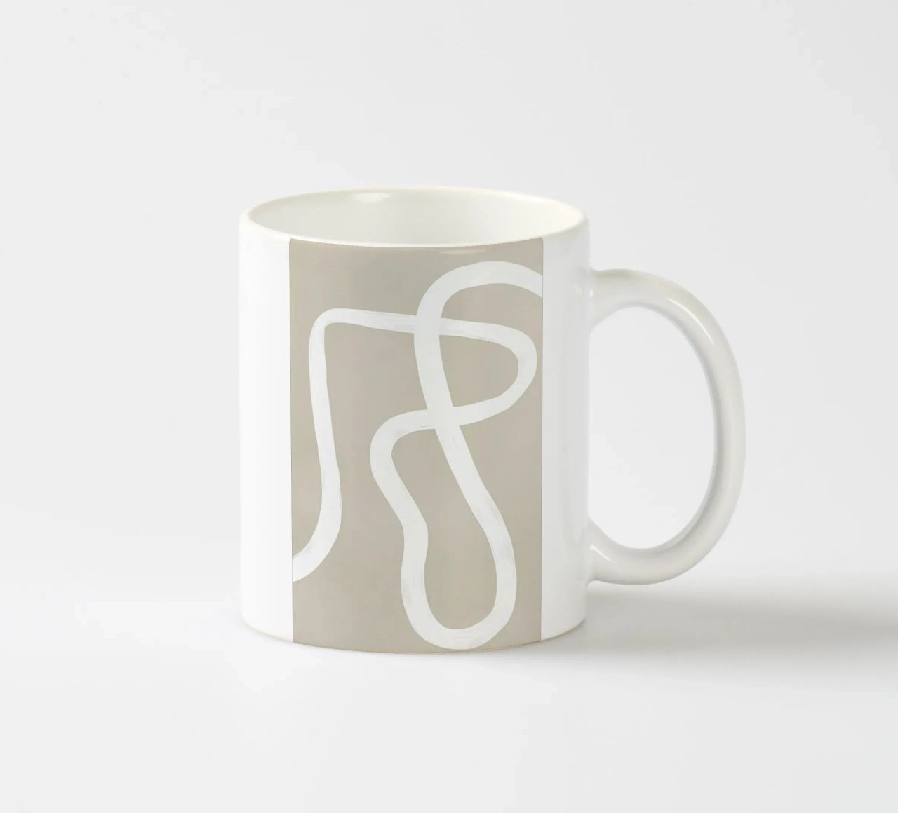 Curve tazza in ceramica da Manhmai