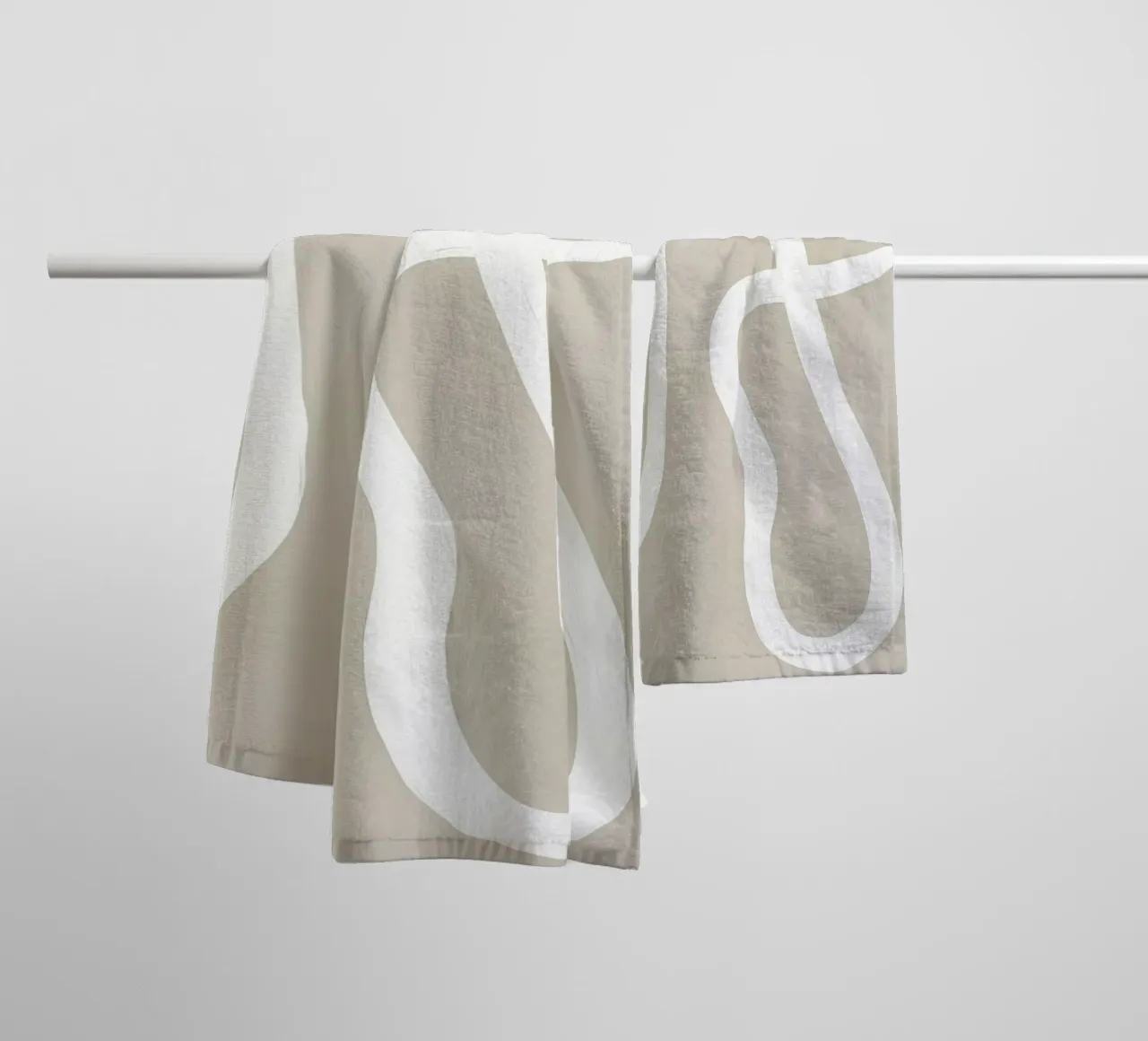 Curve asciugamano da bagno da Manhmai