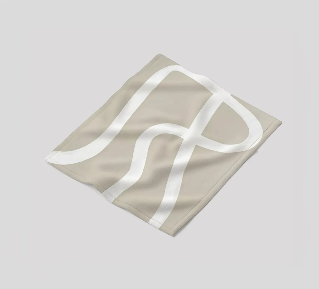 Curves fleece blanket by Manhmai