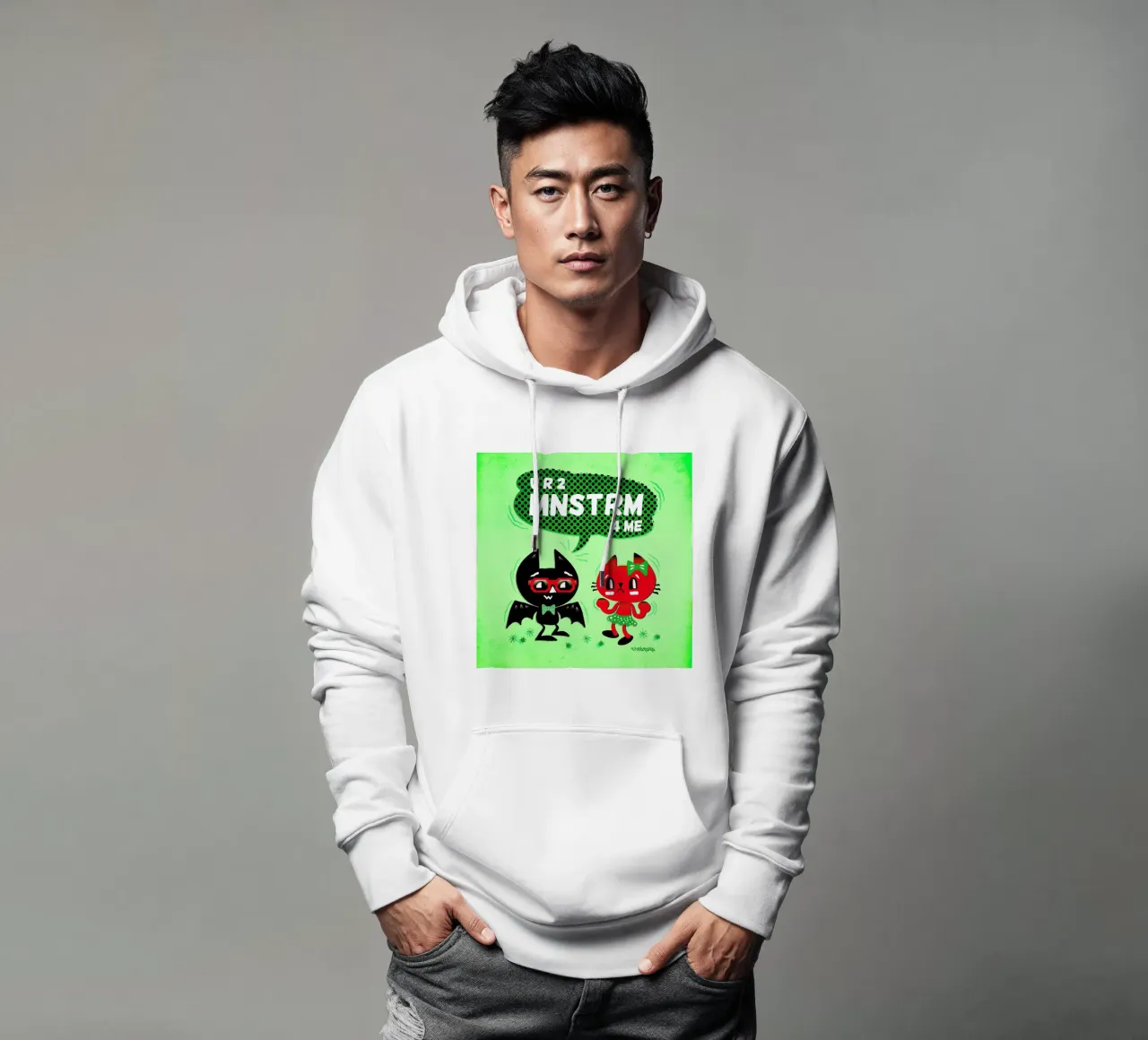 U R 2 MNSTRM 4 Me Hoodie von Chobopop