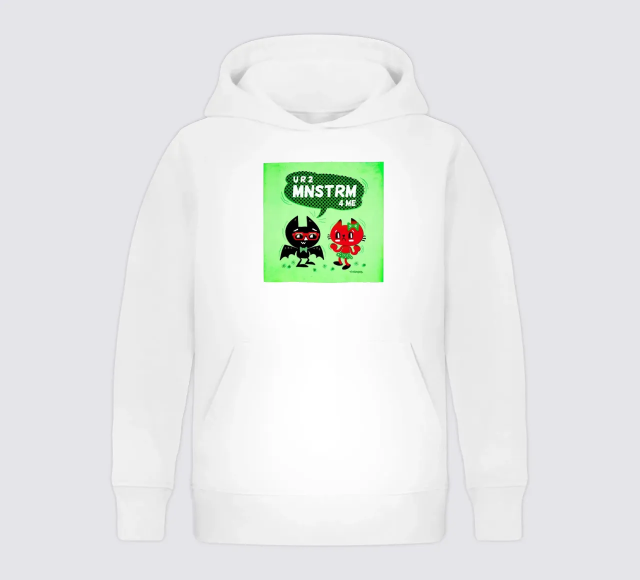 U R 2 MNSTRM 4 Me felpa bambino con cappuccio da Chobopop