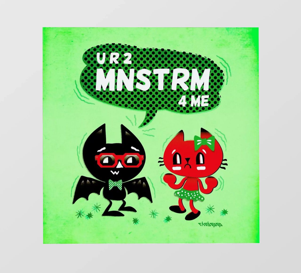 U R 2 MNSTRM 4 Me telo in pvc da Chobopop