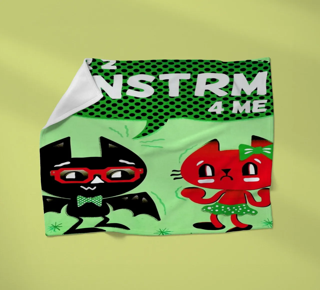 U R 2 MNSTRM 4 Me coperta in pile da Chobopop