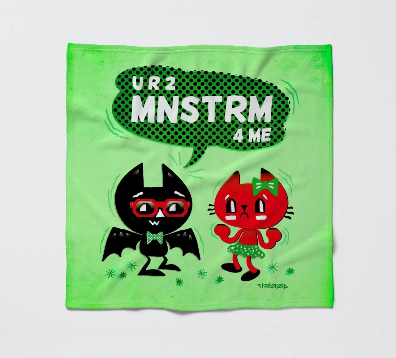 U R 2 MNSTRM 4 Me coperta in pile da Chobopop