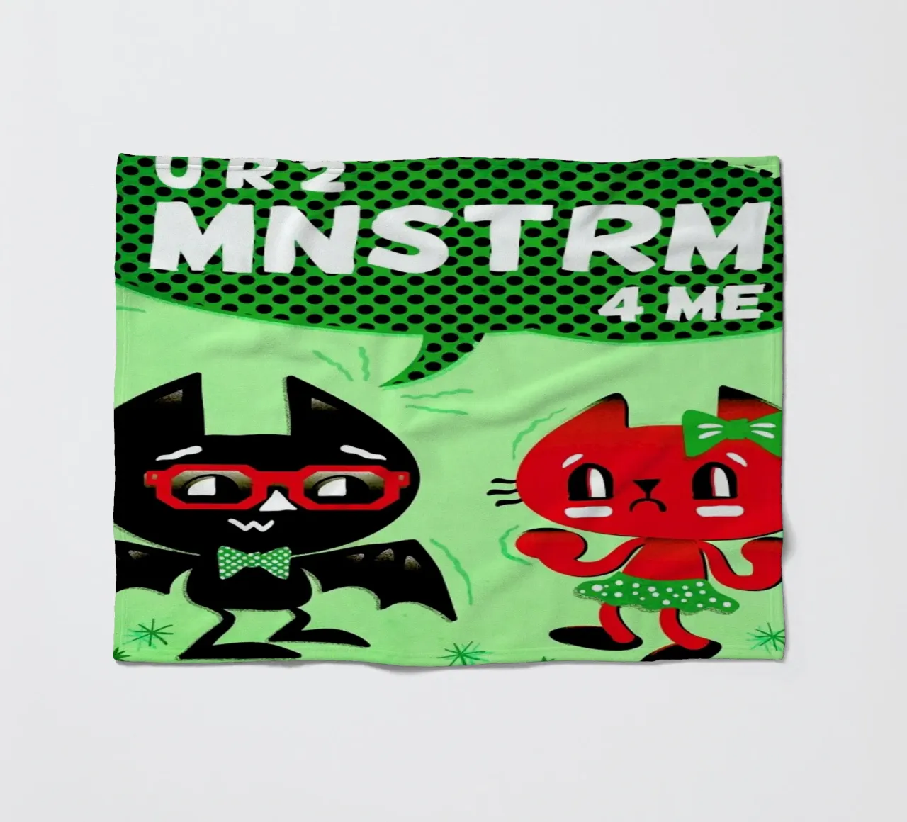 U R 2 MNSTRM 4 Me coperta in pile da Chobopop