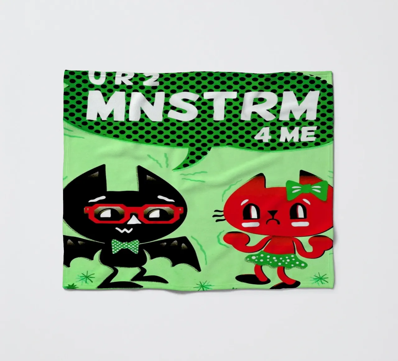 U R 2 MNSTRM 4 Me coperta in pile da Chobopop