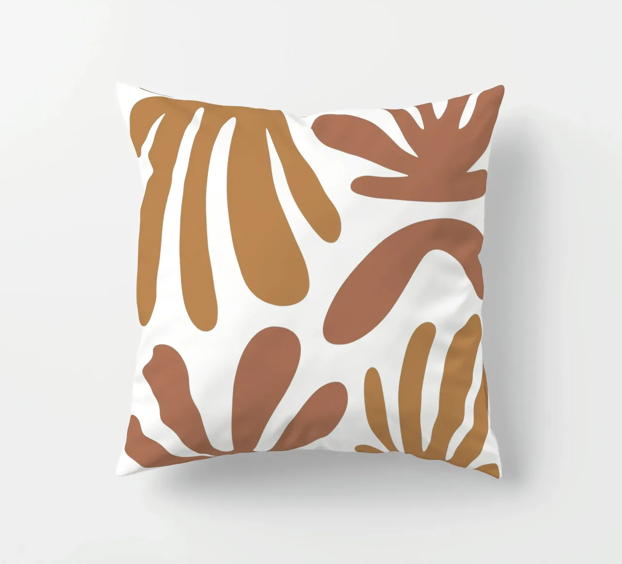 Boho Minimalist Leaves – Soft Pastel Botanical Design cuscino da Soleil Basque