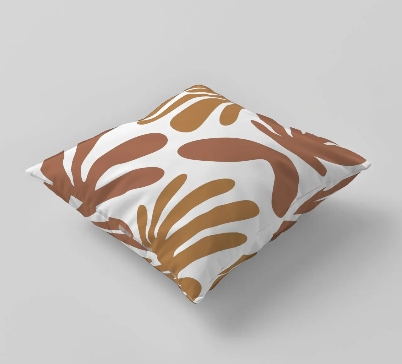 Boho Minimalist Leaves – Soft Pastel Botanical Design cuscino da Soleil Basque